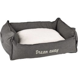 FLAMINGO Hundebett mit Reissverschluss Dream Away Grau 90x70 cm