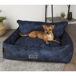 Scruffs & Tramps Hundebett Kensington Grösse M 60x50 cm Marineblau